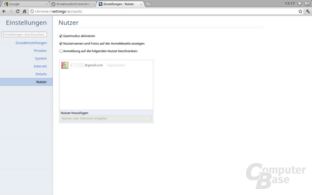 Chrome OS: Einstellungen