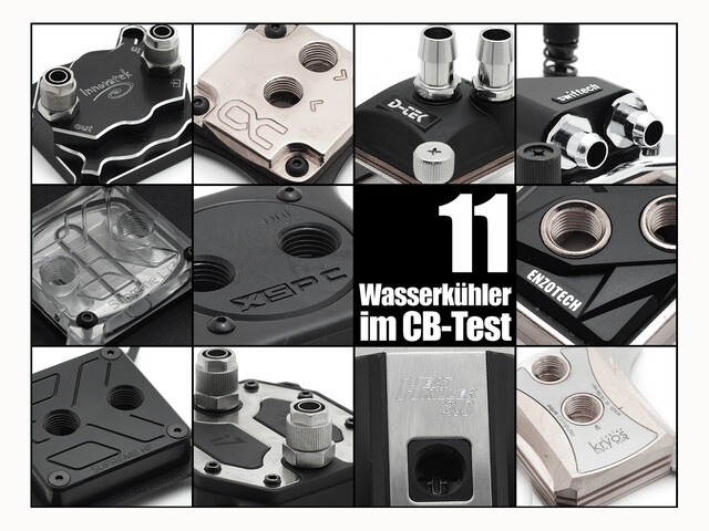 11 Wasserkühler im CB-Test