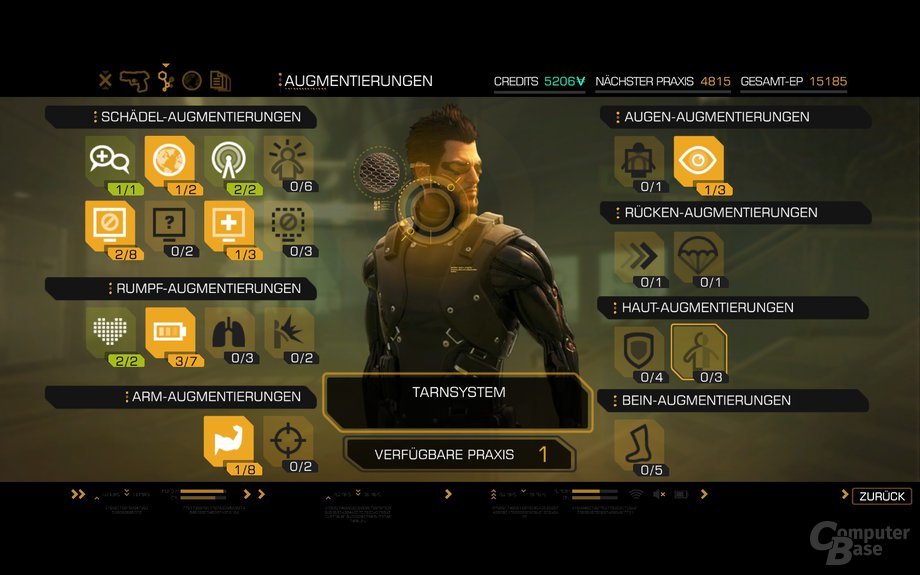 Augmentierungs-Dialog in „Human Revolution