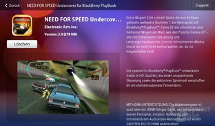 Screenshot BlackBerry Playbook