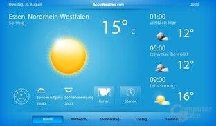 Screenshot BlackBerry Playbook