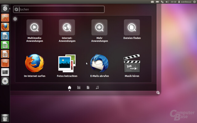 Ubuntu 11.10 – Dash mit Lenses