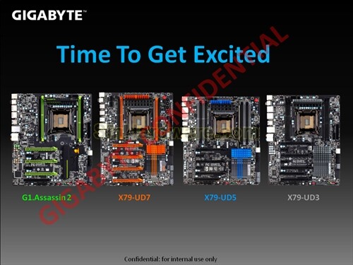 Vier X79-Platinen von Gigabyte