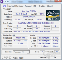 Intel Core i7-3960X Extreme Edition mit Bus-Speed 125 MHz