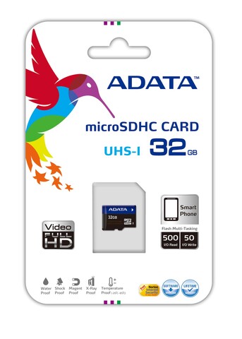 microSDHC-UHS-I-Speicherkarte von Adata