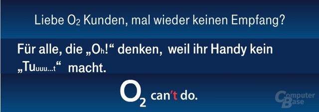 Telekom wirbt mit „O2 can't do“