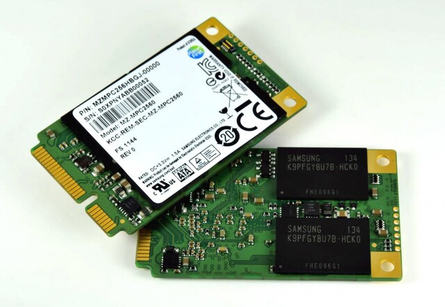 mSATA-SSD von Samsung