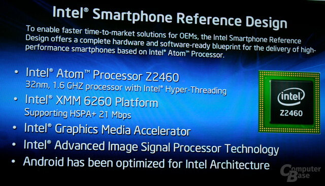 Intels „Medfield“-Smartphone