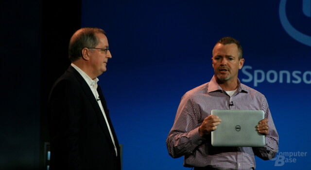 Präsentation auf der Intel-Keynote