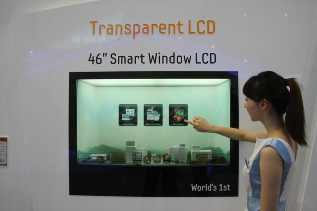 Transparentes 46-Zoll-LCD-Panel