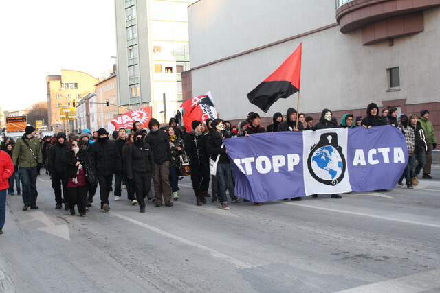 Impressionen der Demonstration in Frankfurt a.M.