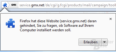 Firefox-Warnung