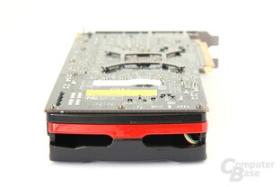 Radeon HD 7870 von hinten Radeon HD 7870 von hinten