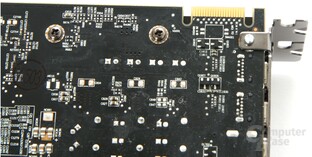 Radeon HD 7850 CrossFire-Anschluss Radeon HD 7850 CrossFire-Anschluss