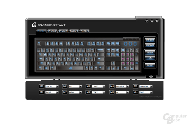 MK-85: Makro- und Profilsoftware