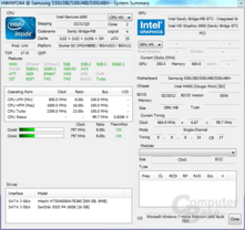 Samsung 530U3B: System im Leerlauf