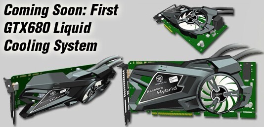 Inno3D GTX 680 mit Arctic Hybrid-Kühler (Schema)