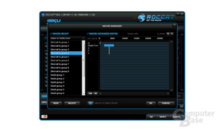 Erweiterte Macro-Manager-Ansicht Erweiterte Macro-Manager-Ansicht