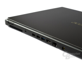 Acer Timeline Ultra M3: Anschlüsse hinten