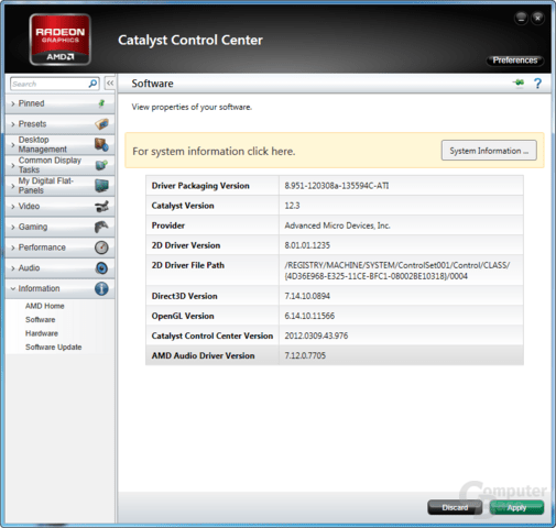 AMD Catalyst 12.3 WHQL