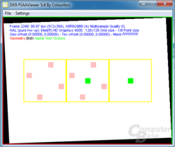 Intel Ivy-Bridge - FSAA-Viewer 4xAA