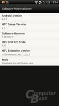 Sense 4.0 auf dem HTC One X