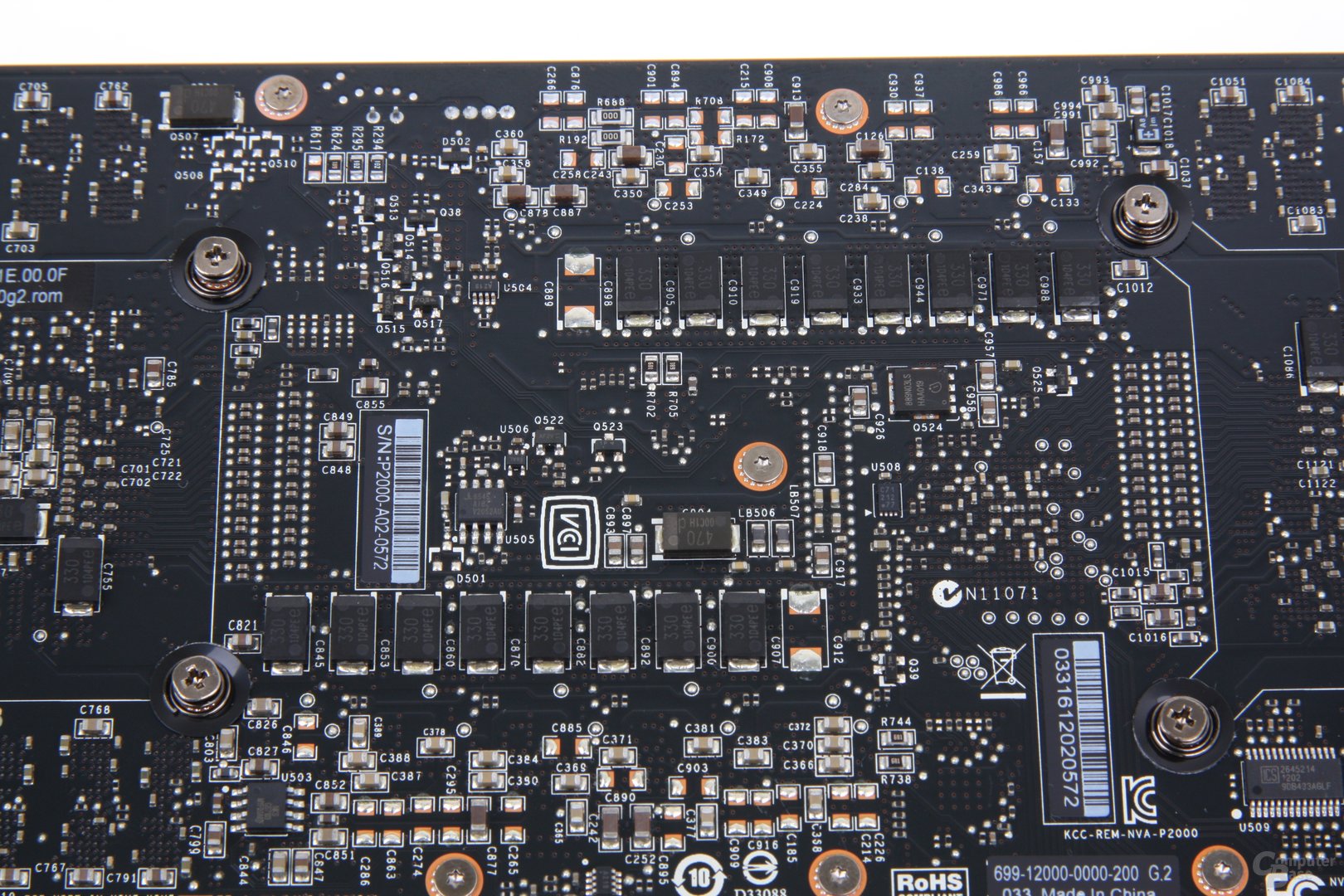 GeForce GTX 690 Kartenrückseite