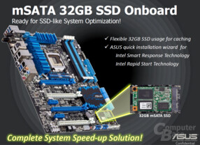 mSATA SSD onboard