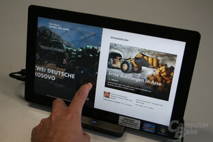 Windows 8 auf dem Tablet