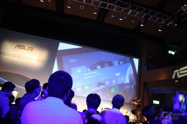 Eines der Bilder der Computex 2012: Unfertige Produkte