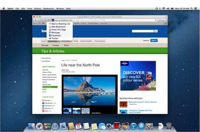 Sharing in OS X Mountain Lion