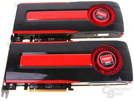 7970 GHz Edition (oben) und 7970 (unten)