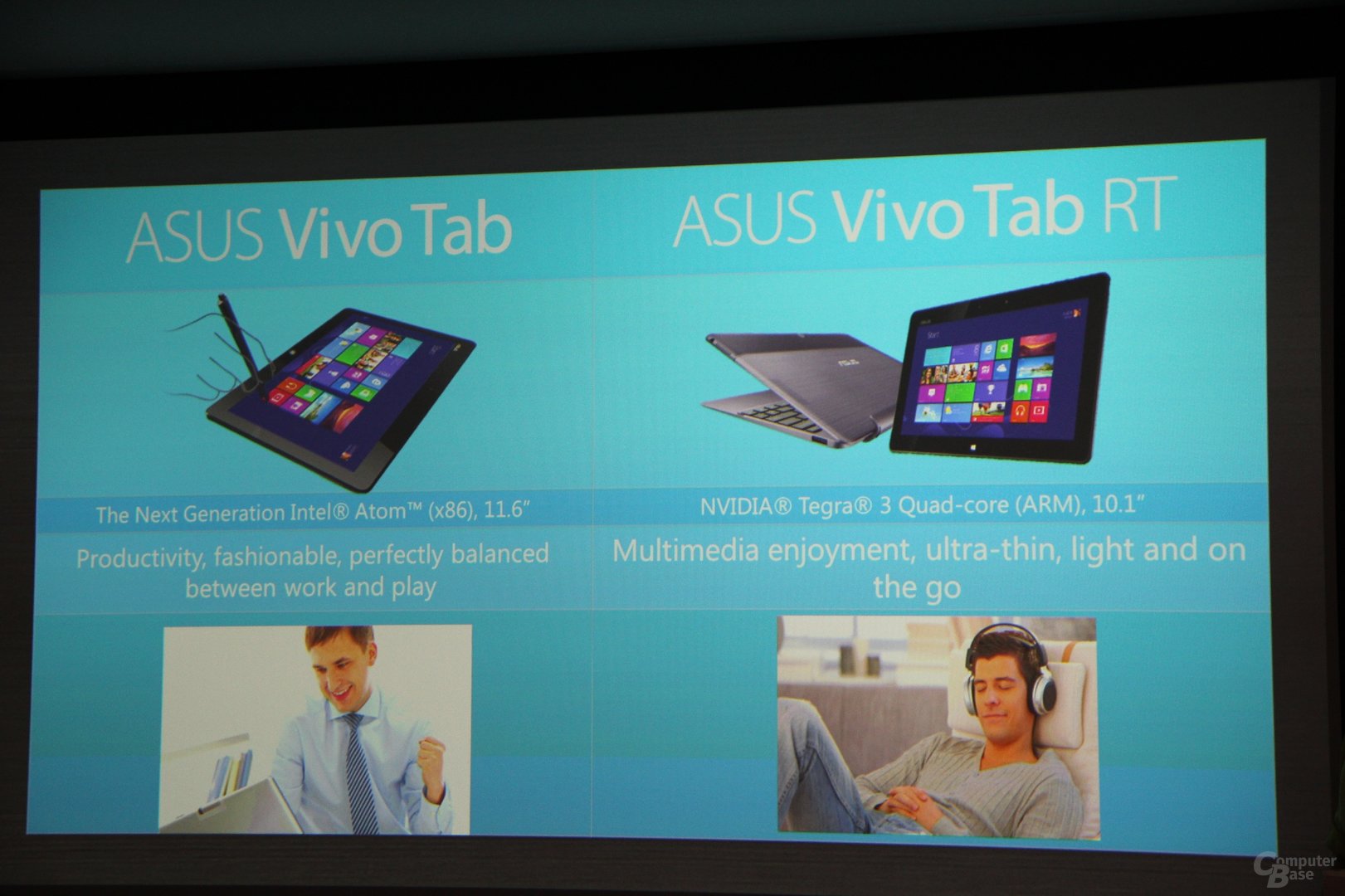 Präsentation der Asus-Tablets