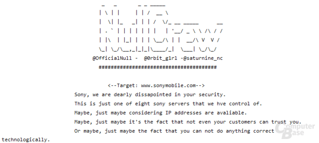 Bekanntgabe des Hackangriffs
