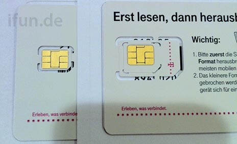 Nano-SIM der Deutschen Telekom