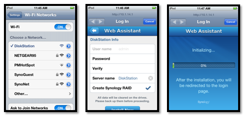 Web Assistant in der mobilen Version
