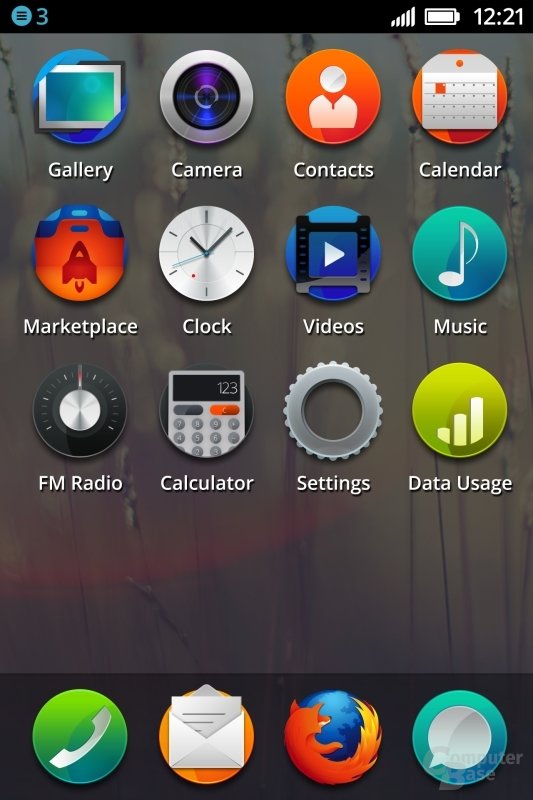 Firefox OS: Homescreen