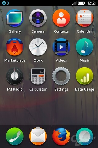 Firefox OS: Homescreen