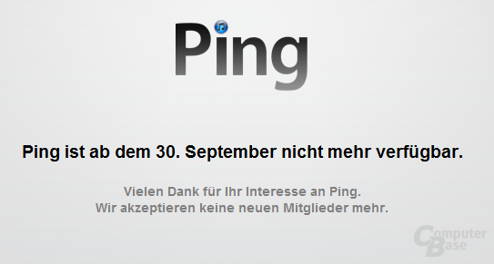 Das Ende von Ping