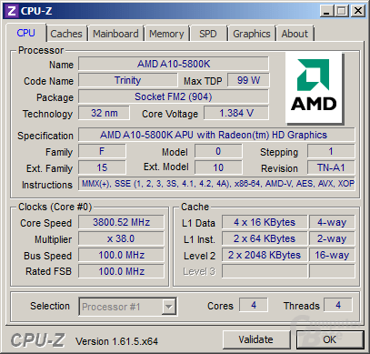 AMD A10-5800K