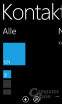 Nokia Lumia 820 Oberfläche