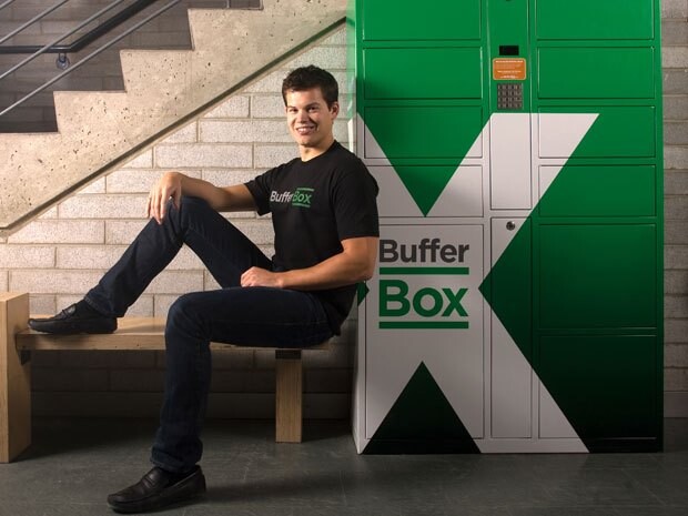 Mitgründer Mike McCauley mit der BufferBox