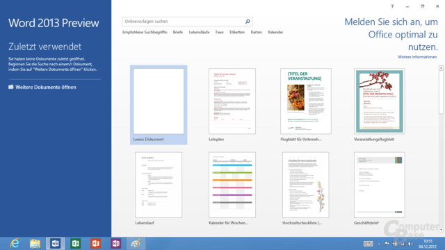 Word 2013 für Windows RT