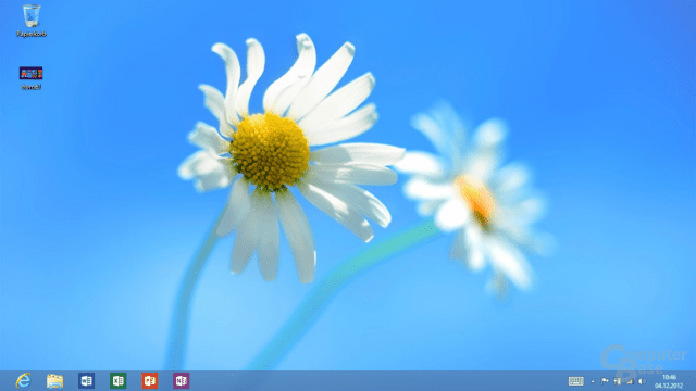 Klassischer Desktop unter Windows RT