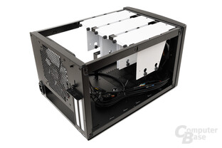 Fractal Design Node 304 – Innenraum seitlich oben Fractal Design Node 304 – Innenraum seitlich oben