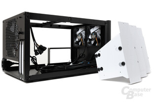 Fractal Design Node 304 – Festplattenkäfige ausgebaut Fractal Design Node 304 – Festplattenkäfige ausgebaut