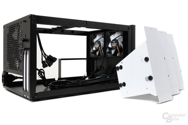 Fractal Design Node 304 – Festplattenkäfige ausgebaut