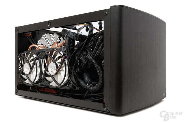 Fractal Design Node 304 – Testsystem, vordere Seitenansicht