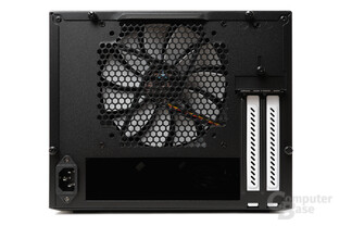 Fractal Design Node 304 – Rückseite Fractal Design Node 304 – Rückseite