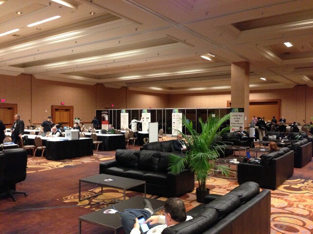Das Pressezentrum im Mandalay Bay
